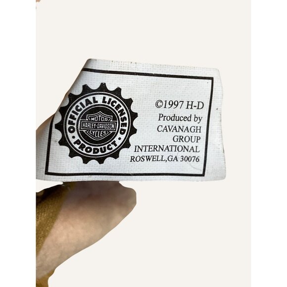 Harley-Davidson Pig Hog Plush Toy With Red Shirt & Bandana - Picture 10 of 13